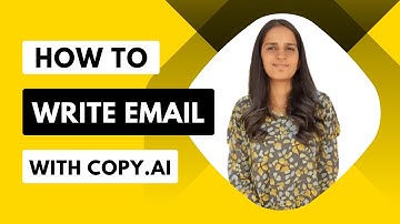 How To Write Email With Copy.AI - Email Marketing