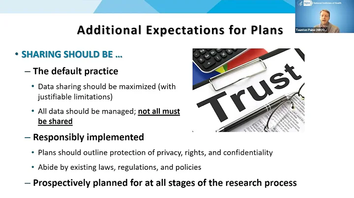 NIH Data sharing policy - January 2023