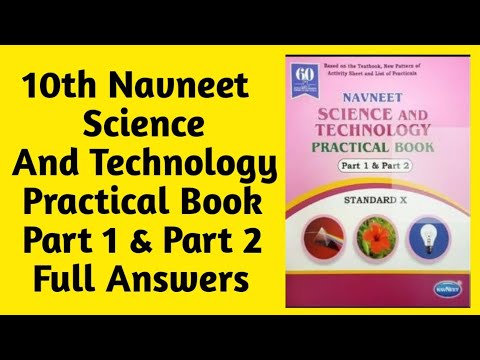 10th Navneet Science And Technology Practical Book Part 1 & Part 2 Full