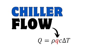 Chiller Flow Rate Calculation (c/w Efficiency & Capacity Calculation)