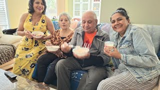 Churrasco no quintal: churrasco com os pais #diversão #família