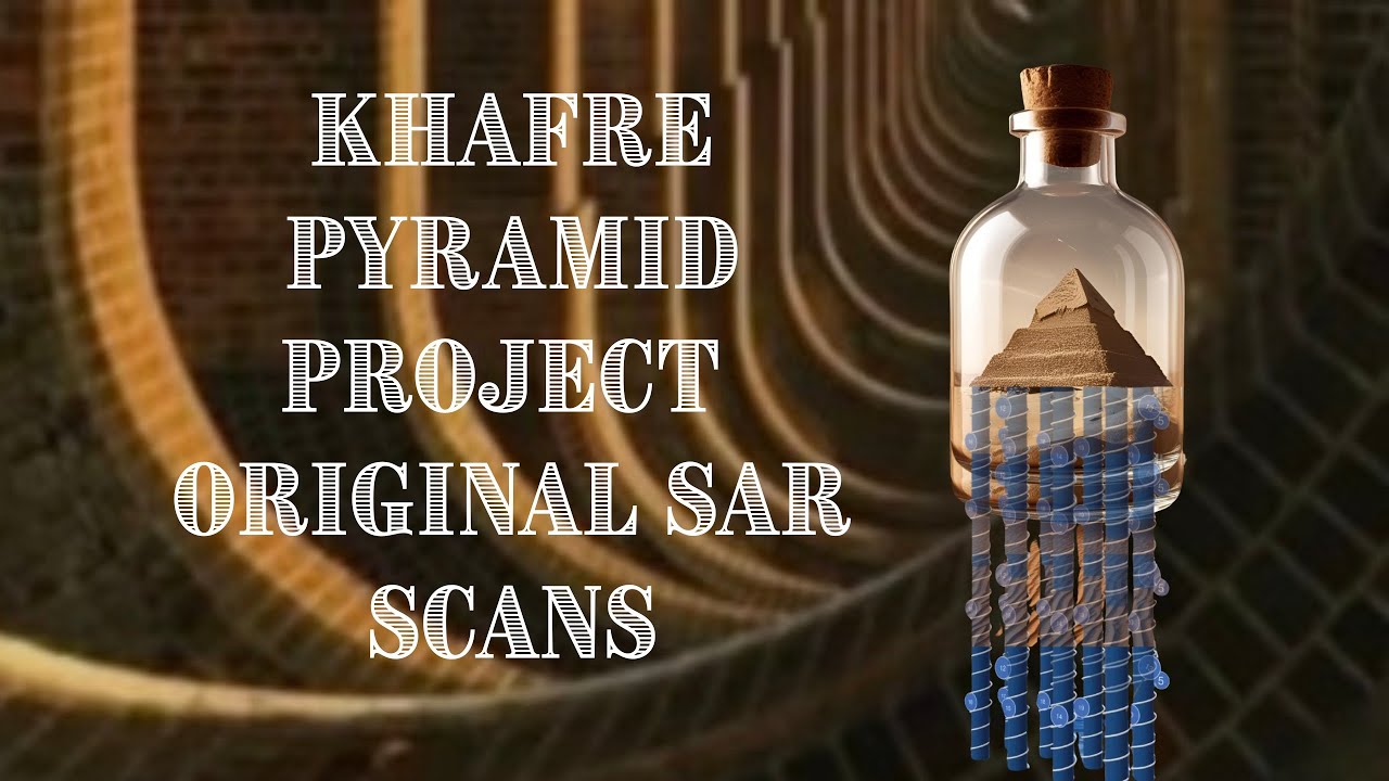 Original SAR scans of the Khafre pyramid scan project. The more we know, the more questions we have.