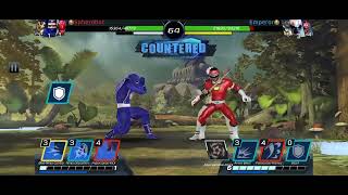 Hayley Foster VS Billy Cranston (ninja) | emerald-ruby ranked matched | power rangers legacy war 