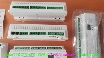 BinColor BC-624-DIN DMX512 decoder - Kutop.com