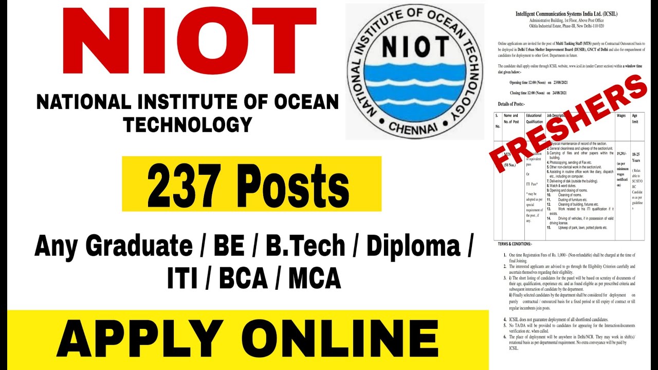 niot-recruitment-2021-237-various-posts-fresher-s-no-application
