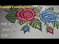 Latest new bedsheet painting easy design chadar by zainab creating all