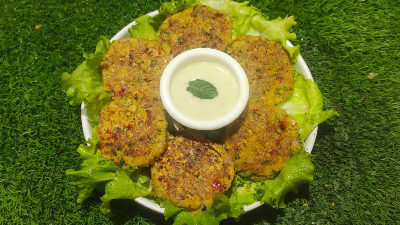 Zero Oil High Protien Chickpea Cutlets Recipe.Ramazan Speacial Healthy Recipies