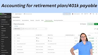 Accounting for Retirement Plan - 401K Payable Account