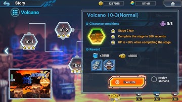 ROCKMAN X DIVE OFFLINE : Volcano 10-3 (Normal) Deep Element Hidden