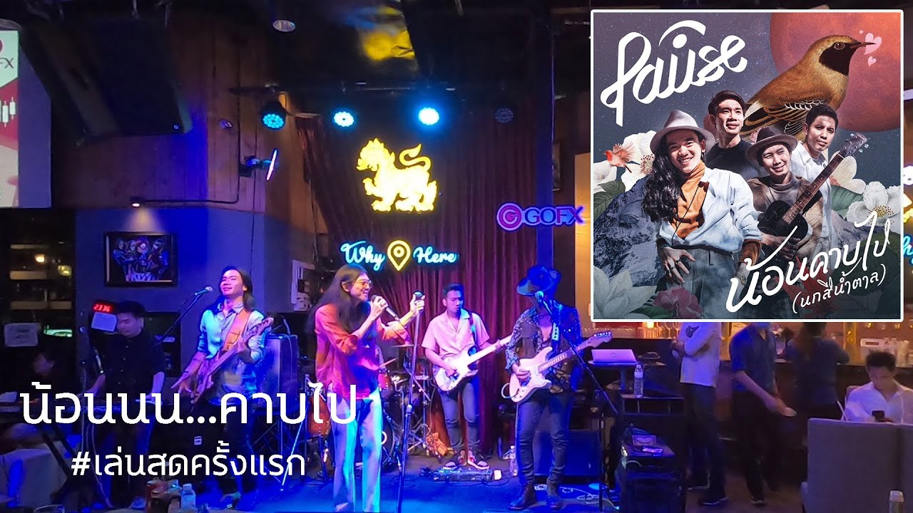 น้อนคาบไป (นกสีน้ำตาล) - PAUSE [LIVE] เล่นสดครั้งแรก @whyherebarbistro1879