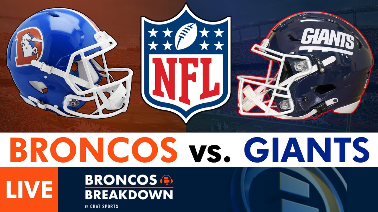 Broncos vs. Giants Live Streaming Scoreboard, Free Play-By-Play, Highlights | NFL Week 7