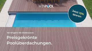 Winpool Poolüberdachung