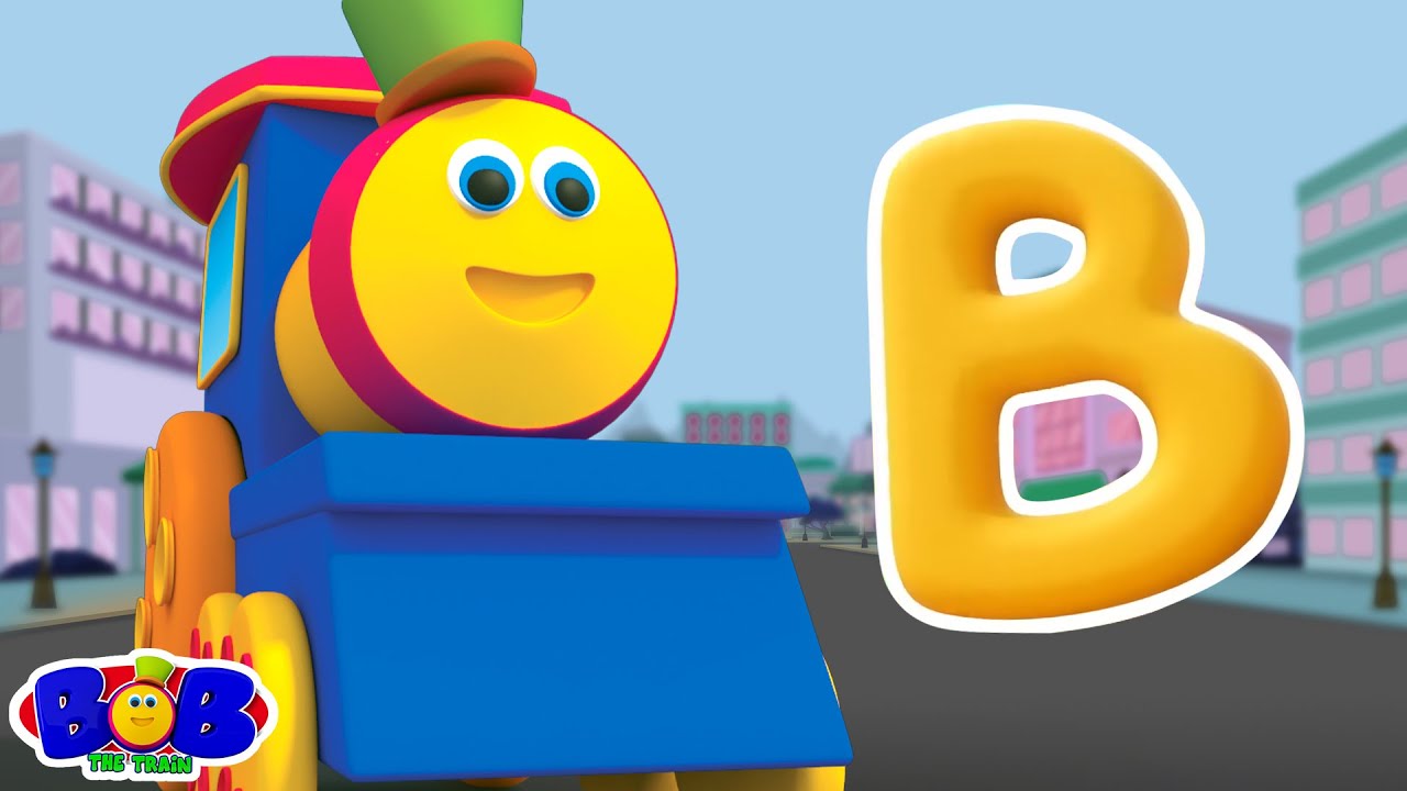 Τραγούδι αλφαβήτου μεταφοράς για παιδιά και μάθετε ABC με Μπομπ Το Τρένο