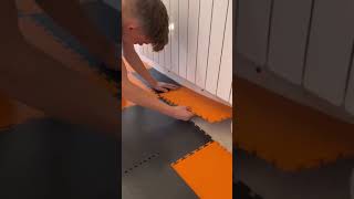 The most satisfying flooring ever?? PVC Garage Floor Tiles by Garage Style Ltd The most satisfying flooring ever?? PVC Garage Floor Tiles by Garage Style Ltd