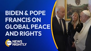 Biden's Upcoming Vatican Visit & Holiday Hospital Outreach | EWTN News Nightly