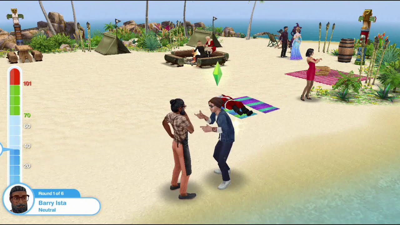 The Sims FreePlay Challenge in Influence Island YouTube