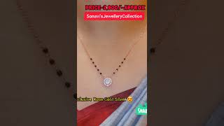 Silver Mangalsutra Set😍 #shortvideo #shortsfeed #shortsviral #shorts #gold #silver #jewellery #gift