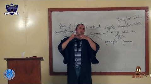 Functional  English lecture# 1