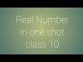 Real Number class 10 in one shot #cbse#class10maths