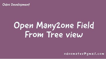 How To Make Many2one Field Clickable In Odoo Tree View