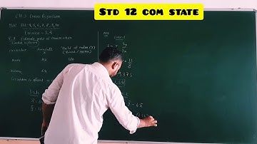 Std 12||COMMERCE||STATE|GSHEB|CH 3|Linear Regression|Exercise 3.2|Q.7|LEC 7