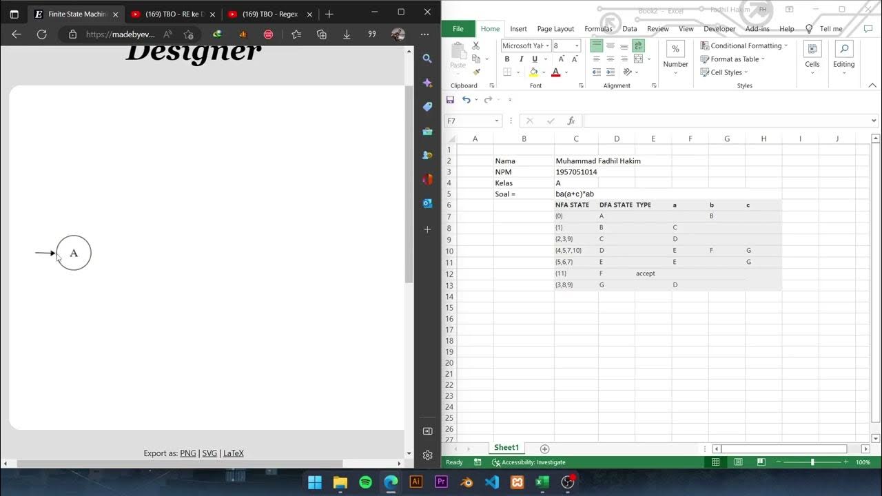 Tbo regex to dfa youtube