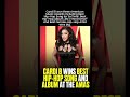 Cardi B won 3 American Music Awards including Best Hip-Hop Song and Hip-Hop Album #shorts #celebrity
