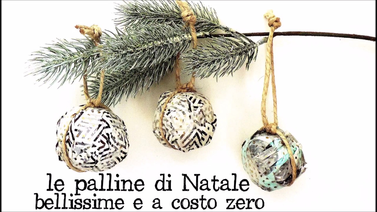 Regali Di Natale Costo Zero.Lavoretti Di Natale Come Fare Le Palline Di Carta Riciclose E Bellissime Alessia Scrap Craft