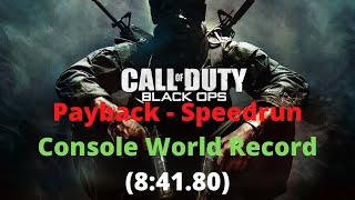 Call of Duty: Black Ops - Payback - Speedrun (Old) Console World Record (8:41.80)