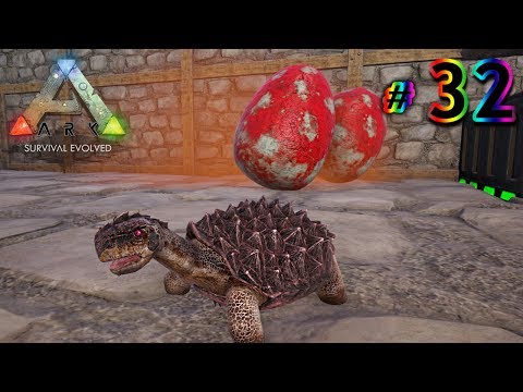 Видео: ARK Survival Evolved - (32) Приручаем, спариваем и выращиваем черепашек