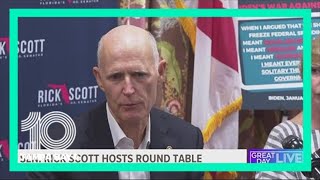 Sen. Rick Scott vows to protect Medicare, Social Security during roundtable