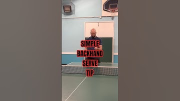 Simple & Effective #ServeTip #BackhandServe #Tips