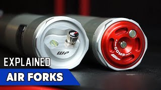 How  @WP_Suspension AER air forks work | Offroad Engineered