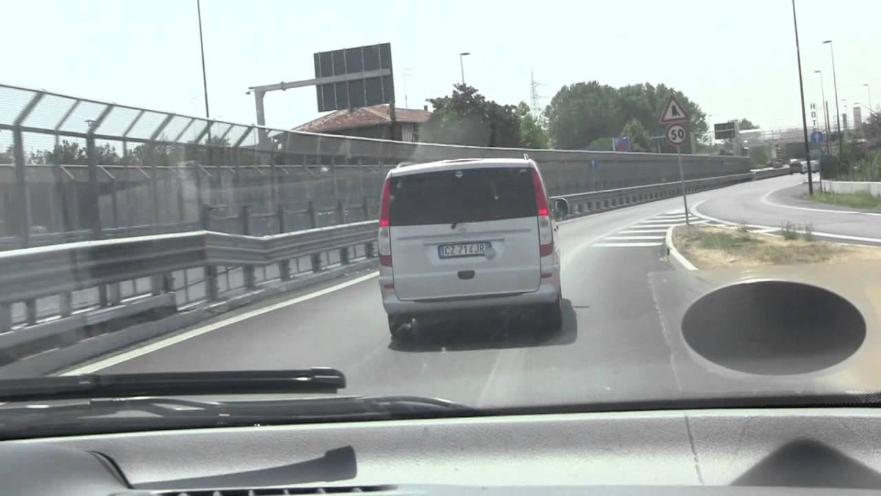 Drive from Venice Marco Polo Airport to Venice Cruise Ship Terminal (Time Lapse) - 28th July, 2012