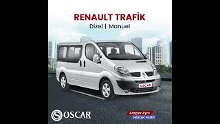 Renault Trafik 81 Kişilik Kiralık Araç Oscar Rent A Car Da