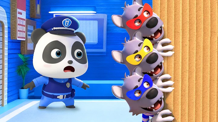 Escape from Cardboard Room | Brave Policeman | Nursery Rhymes & Kids Songs | BabyBus