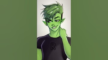 Beast boy x Raven fanart ship Tiktok