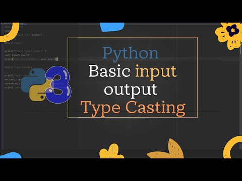 Python Basic  I/O and Type Casting for Beginners #python  #pythontutorial   #beginners  #developer