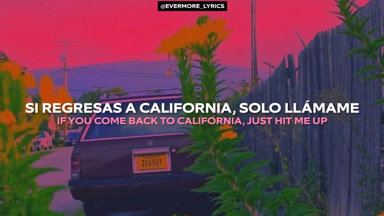 Lana Del Rey California (lyrics + Traducción al Español) YouTube