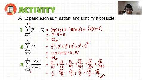 Series and Sigma Notation (Part 2)