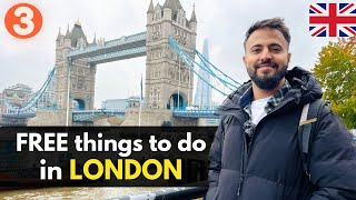 All the FREE places in LONDON | City Tour Vlog 3