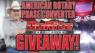 DoRite Live GIVEAWAY! American Rotary ADX phase converter FREE!