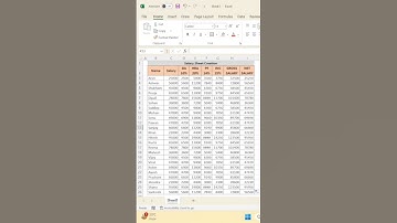 Create Salary Sheets in SECONDS with Excel!✅😉 #salarysheet #excel #exceltutorial #exceleducation