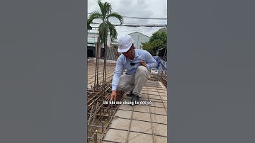 Lưu Ý Quan Trọng Khi Bố Trí Thép Đài Móng Cọc Bê Tông #shorts #xaydunglaco #thepdaimongcoc