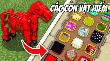 Tôi đã xây dựng một sở thú cho những quái vật hiếm nhất trong Minecraft