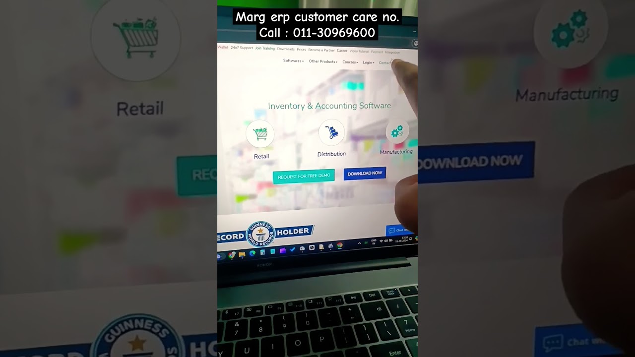 Marg Erp Customer Care number 