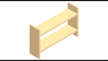 Book Shelves - Autodesk Inventor 2020