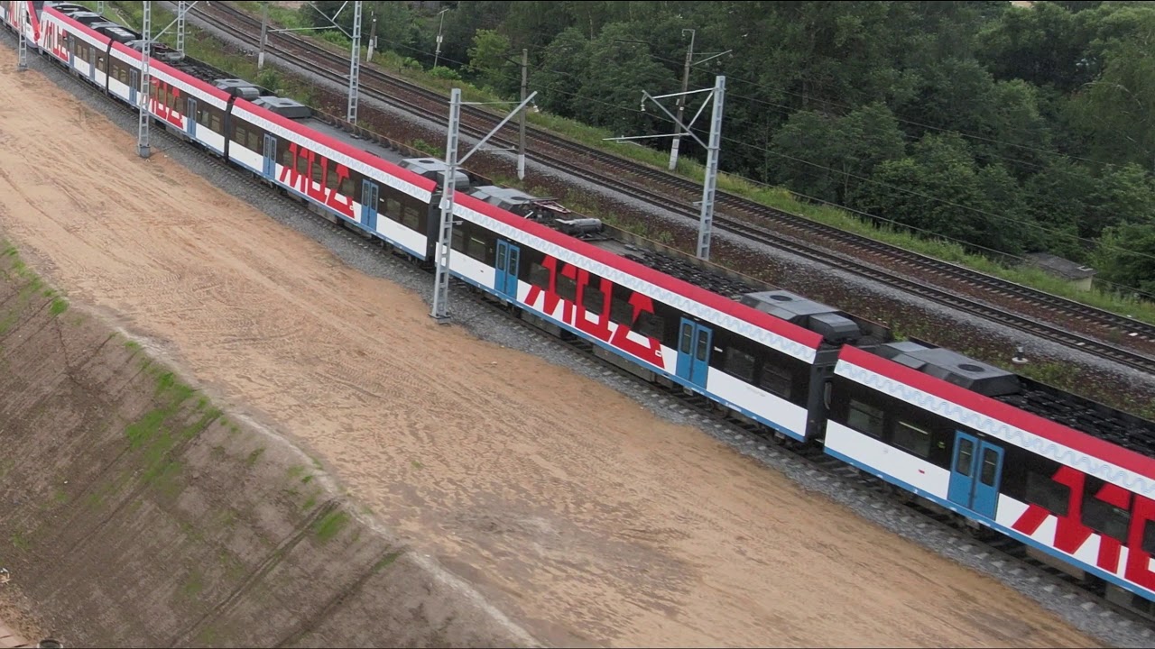 Иволга 1.0 на МЦД-2. - YouTube