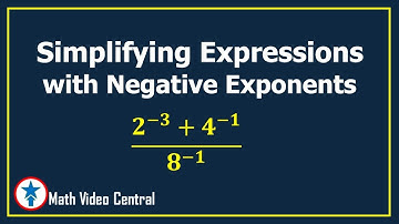 Simplifying Expressions with Negative Exponents | Math Video Central