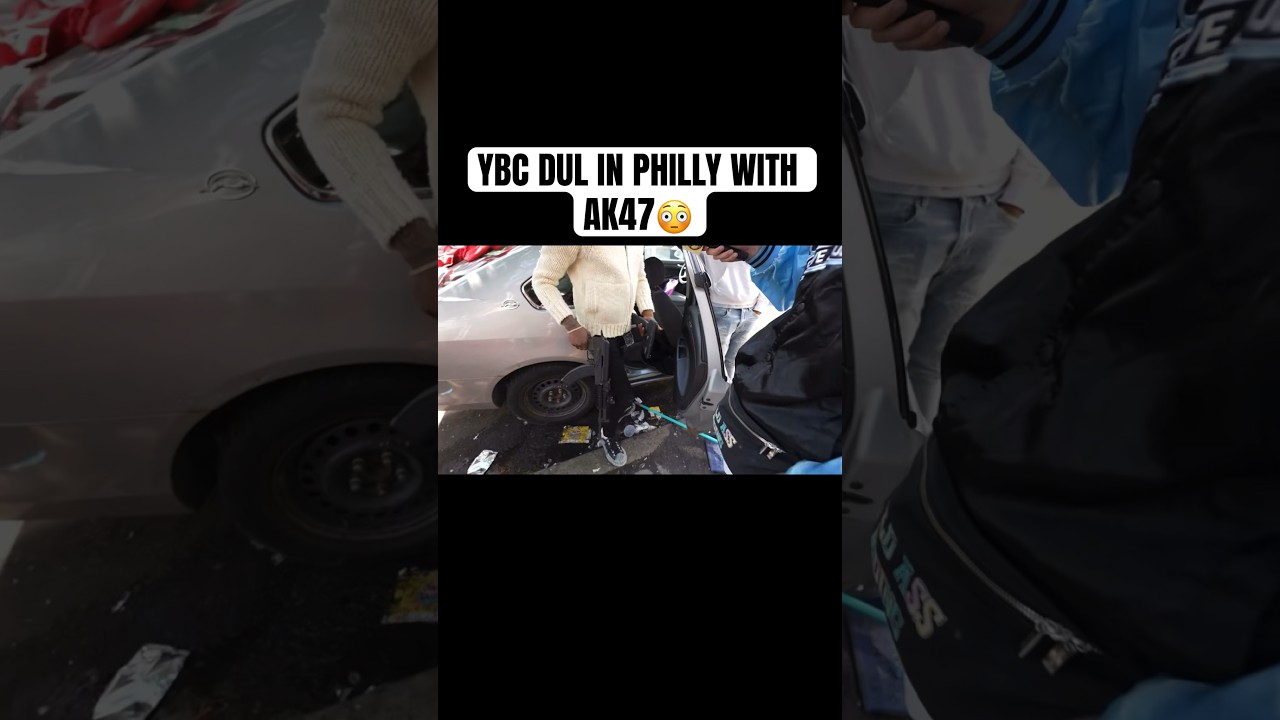 YBC DUL SHOWS AK47 WHILE IN THE HOOD😳 